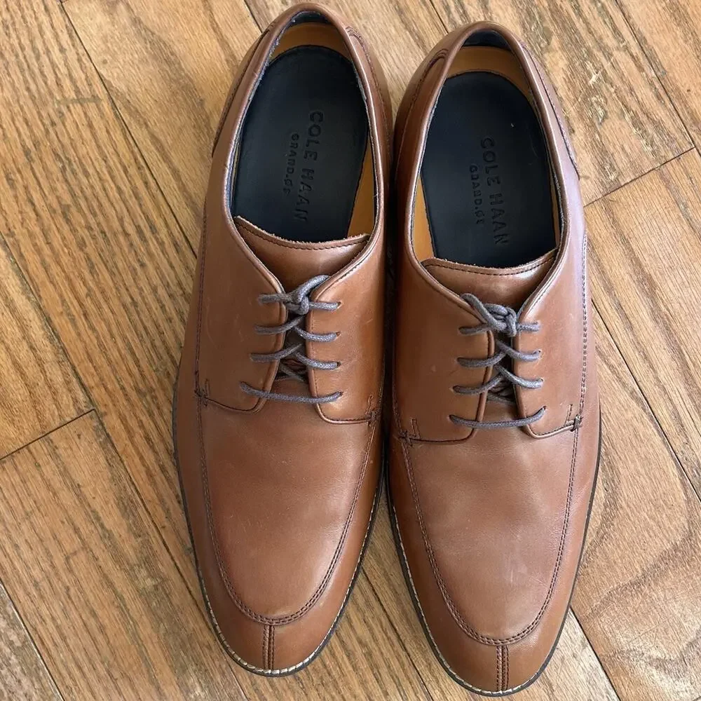 NEW Cole Haan Grand OS Lenox Hill Split-Toe Oxford Dress Shoes Men's Size 9M